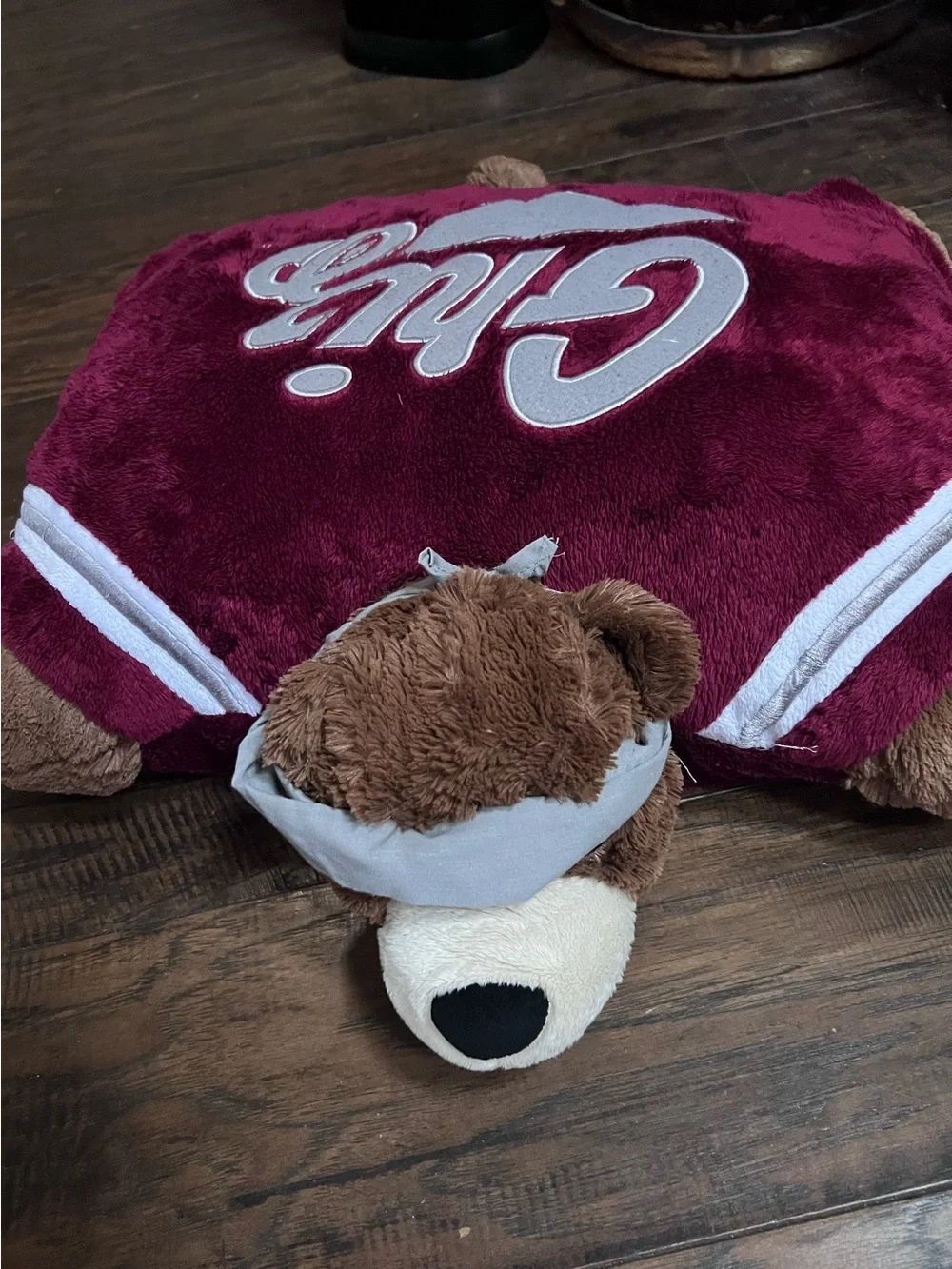 Montana Griz Pillow Pet University of Montana Missoula